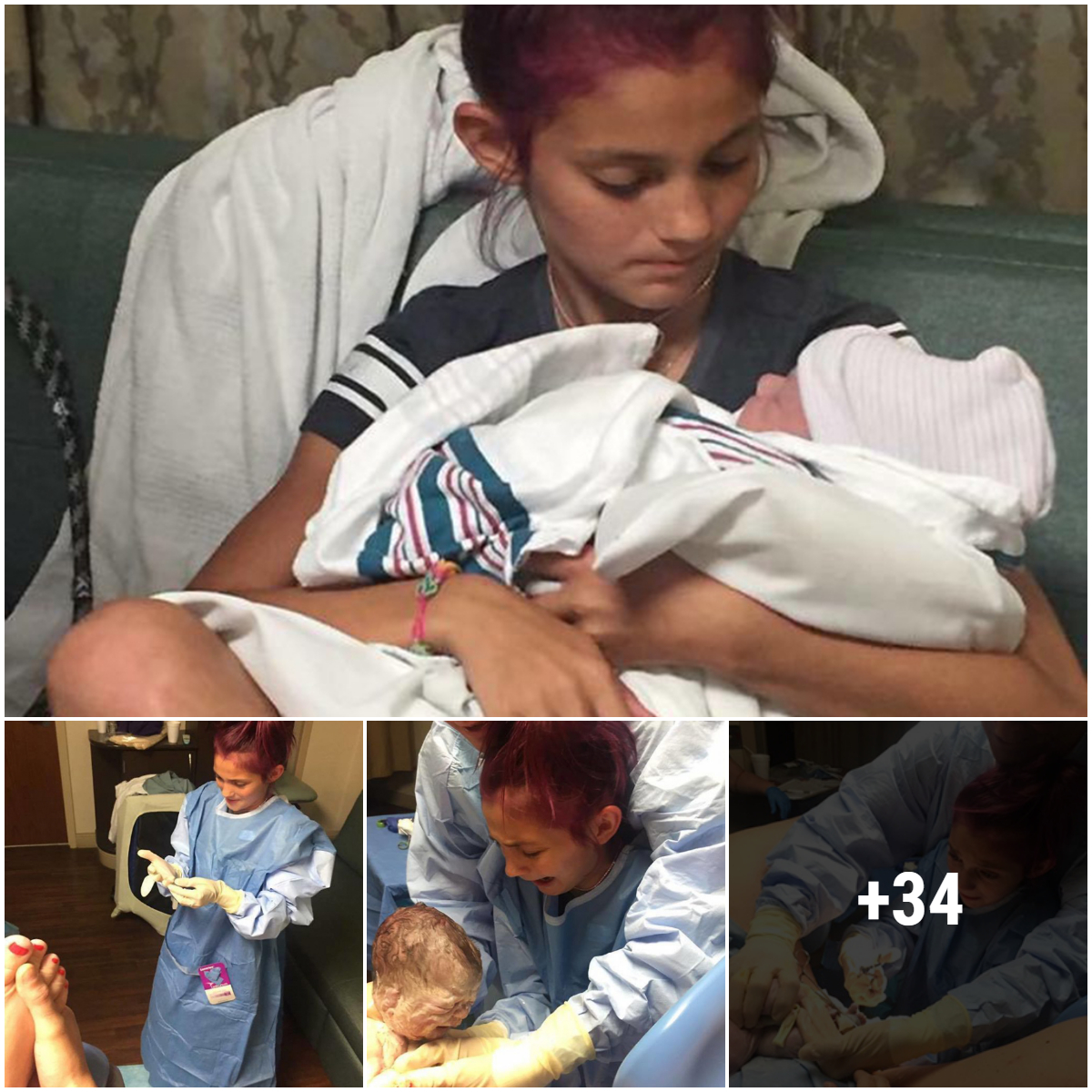 Incredible miracle: 12-year-old girl gives birth to her baby brother and opens up to the online community about her unfiltered emotions.