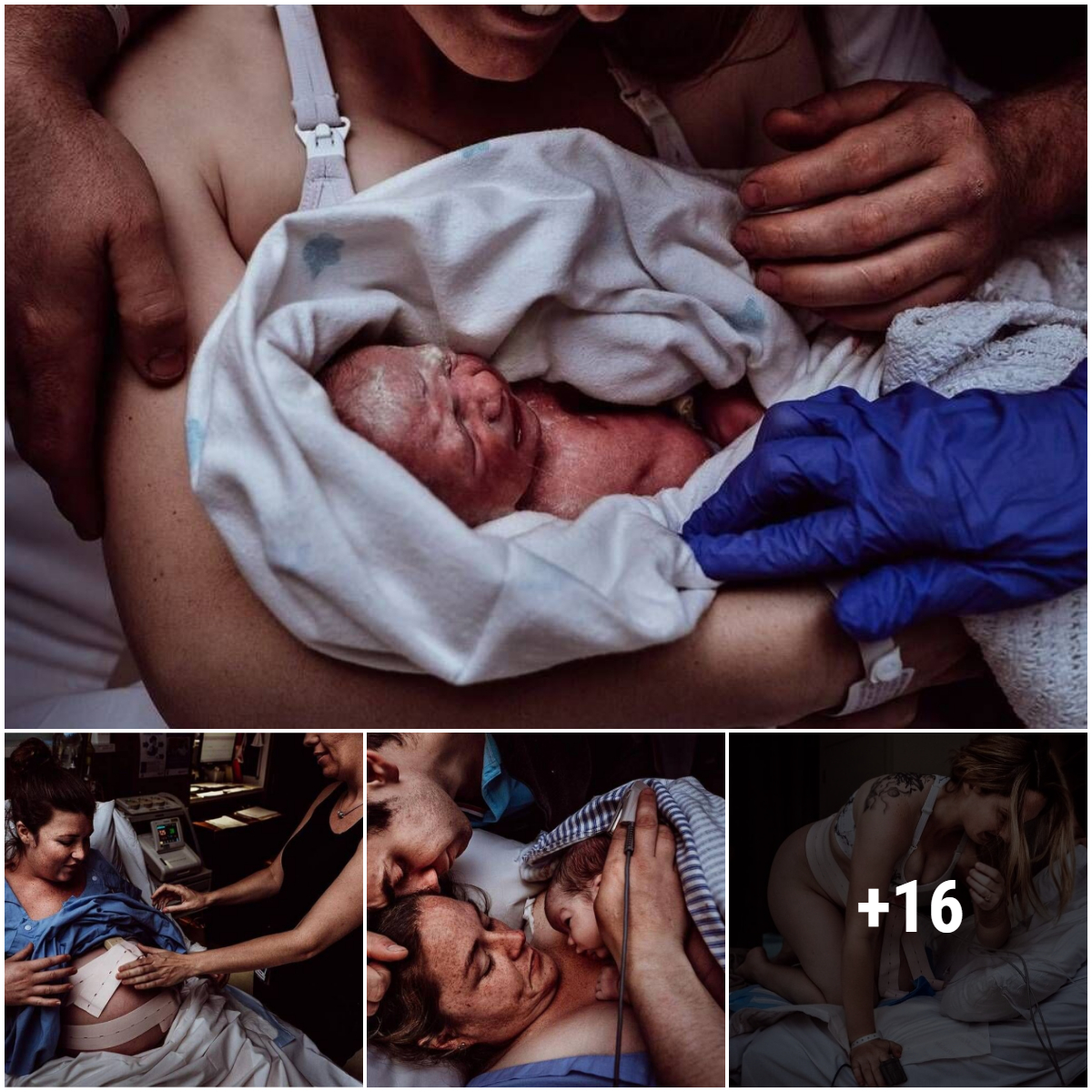 “The Power of Welcoming Life for the First Time: Photos Express the Powerful Emotions of a Woman Welcoming a Baby into Her Life”