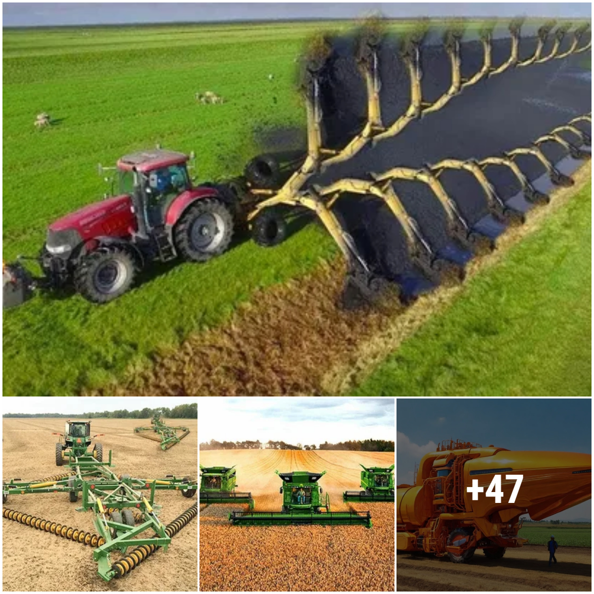 Horticulture has reached new heights thanks to remarkable advances in agricultural equipment.
