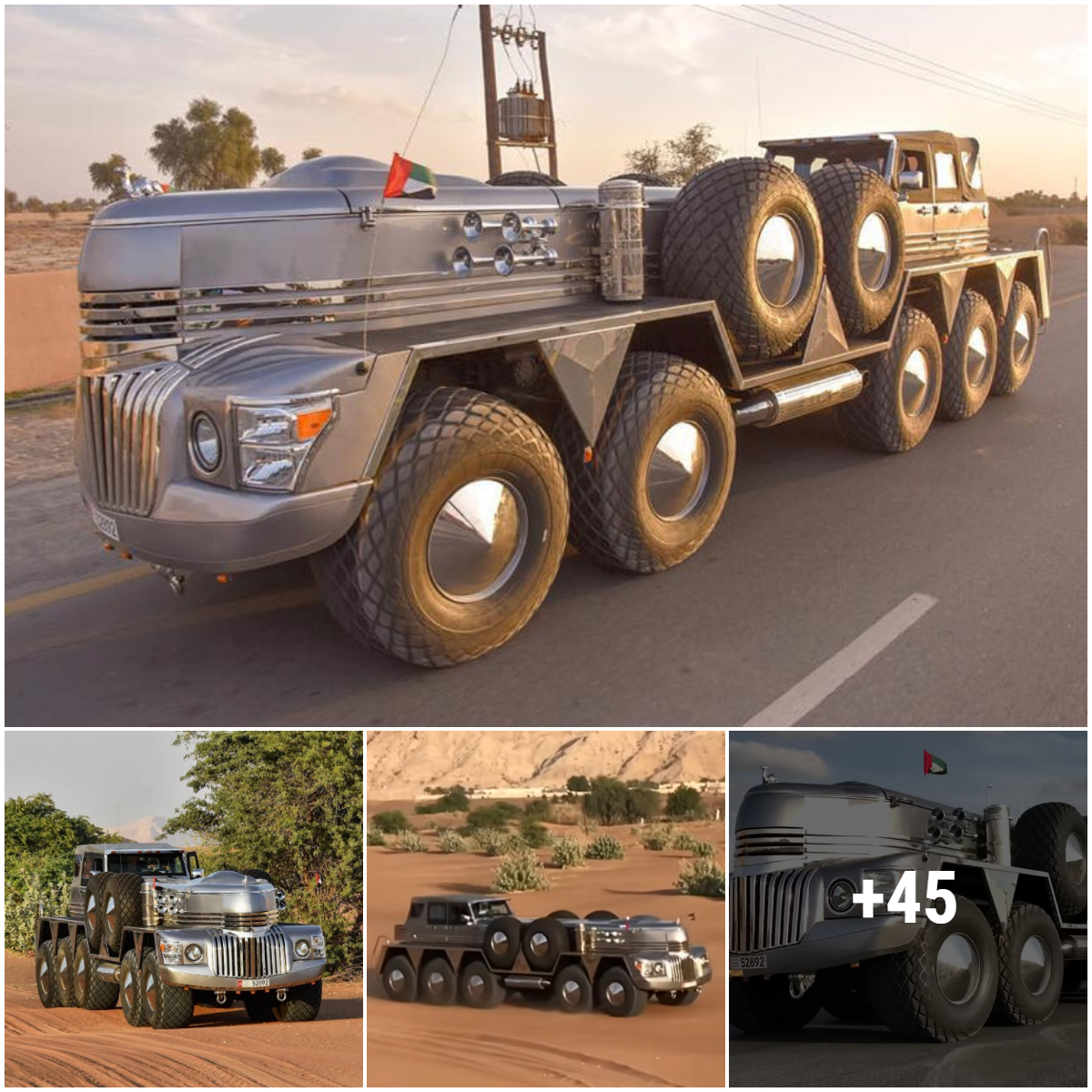 discover the world’s largest 10 wheel off-road vehicle of a billion arab billion dollars