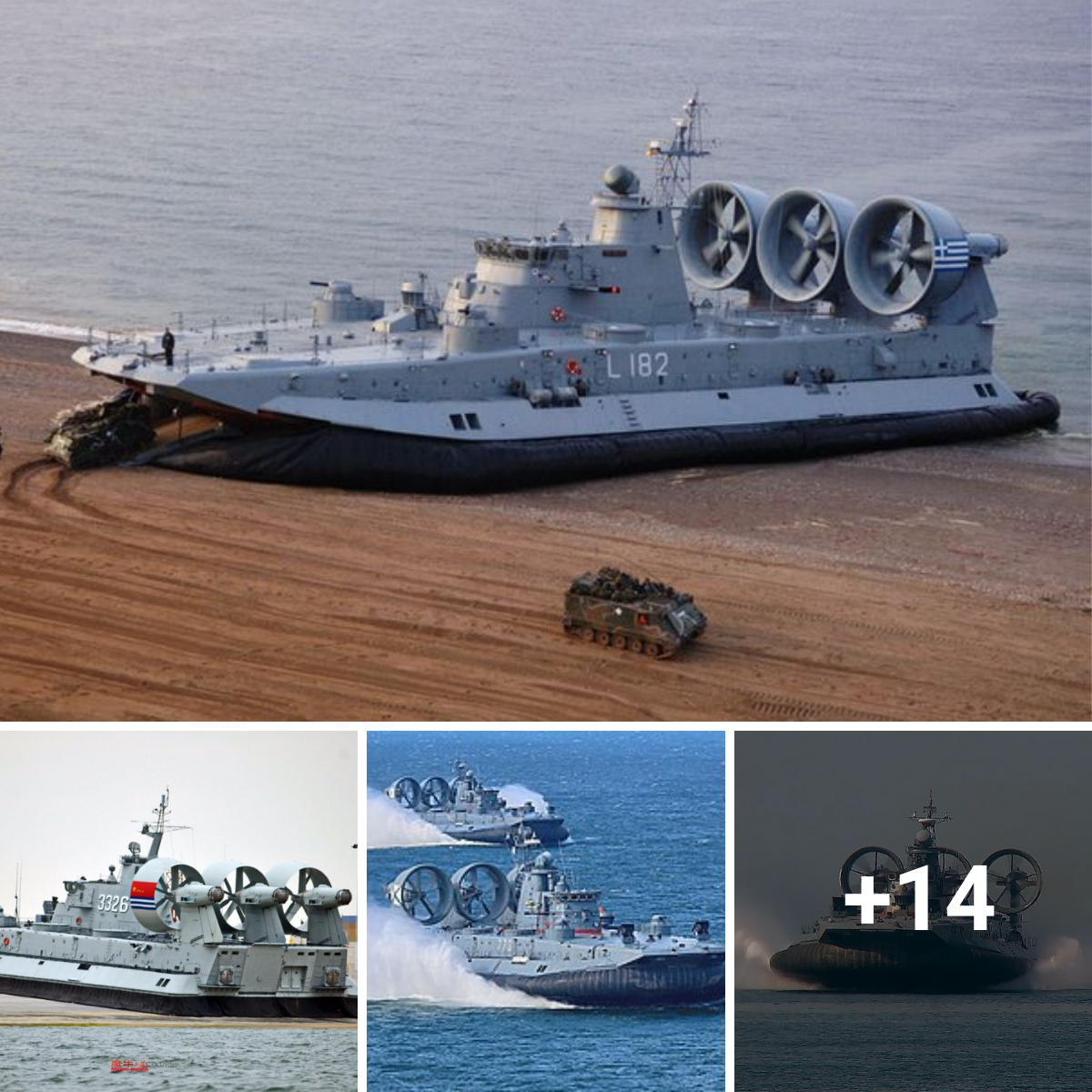 The world’s largest air cushion landing ship.