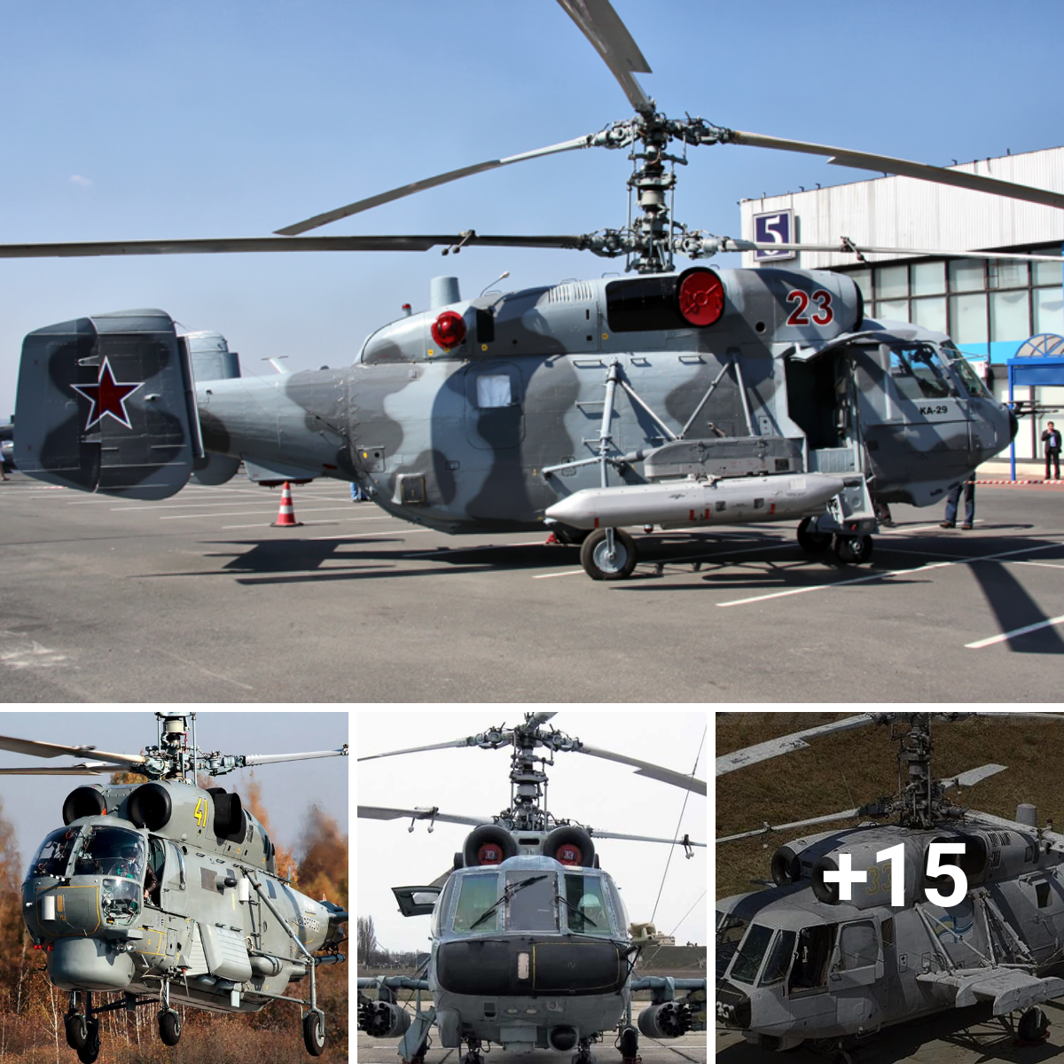 The propellant power of the Kamov Ka-29 Helicopter
