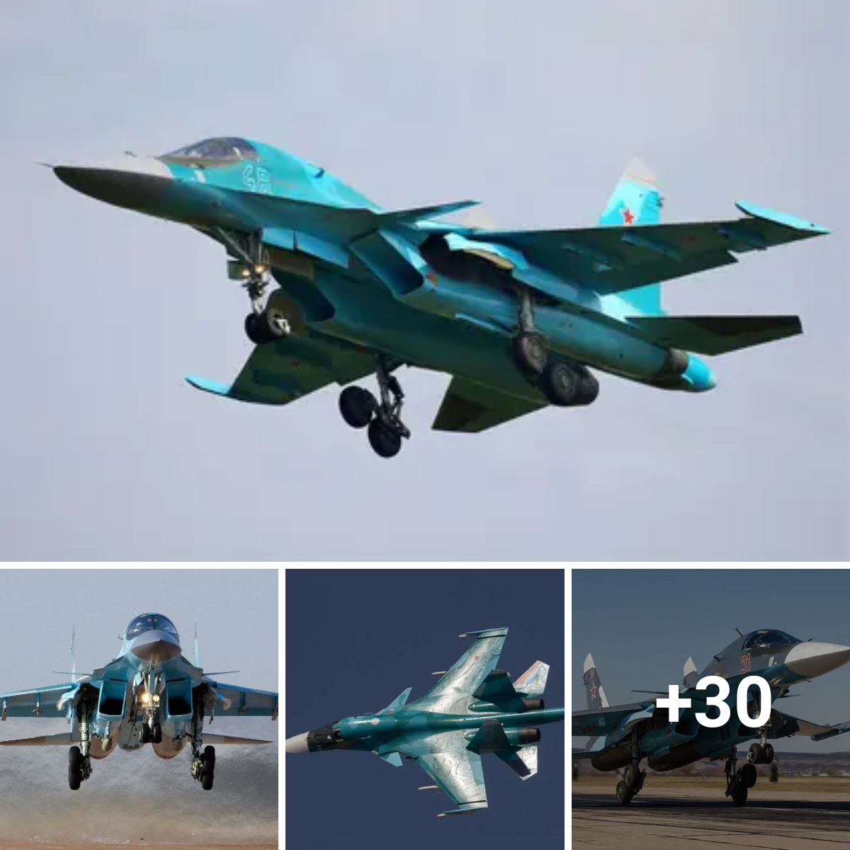 Su-34 aircraft from Chkalov Aviation Plant’s second batch are delivered to the Russian Air Force.