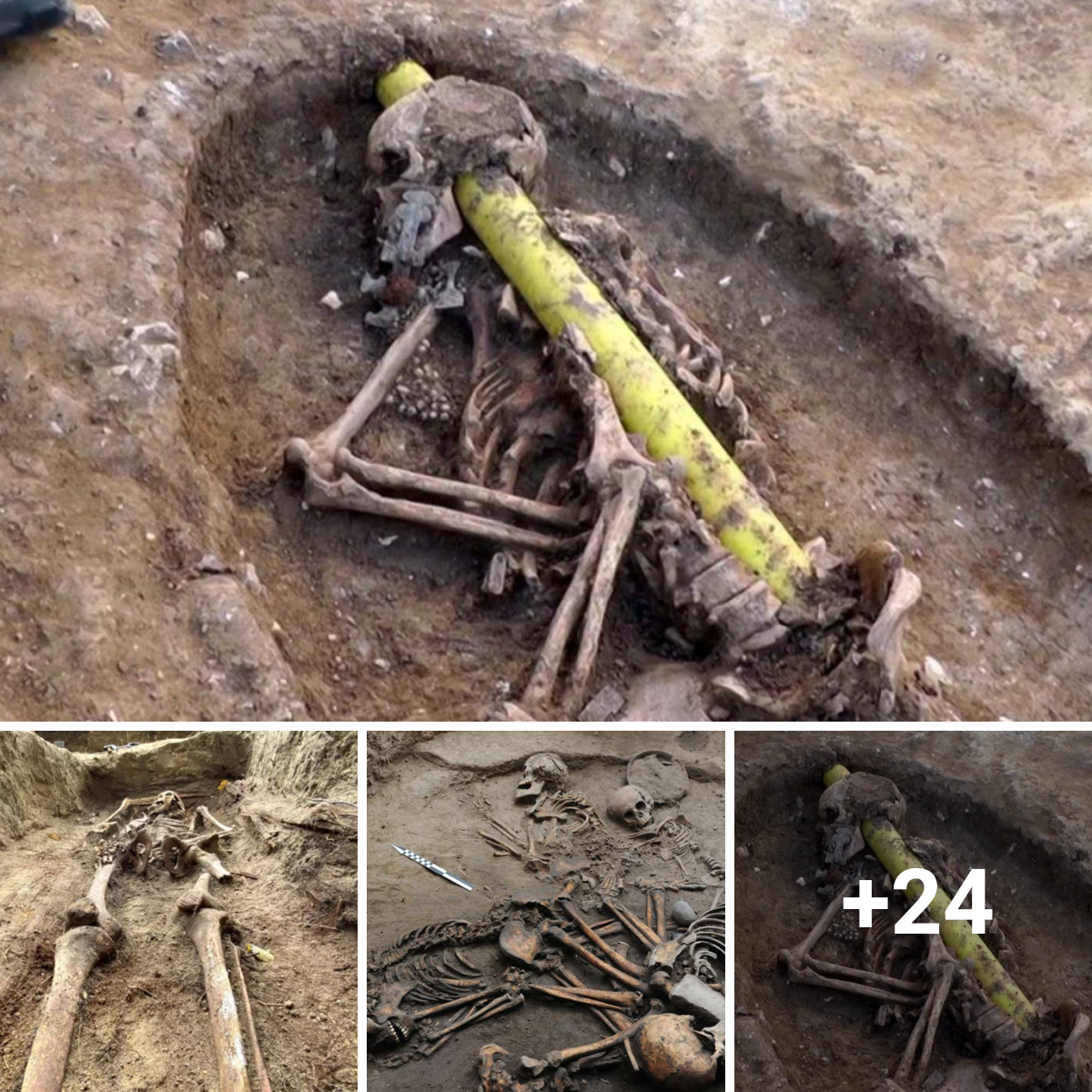 Discover the mystery of the skeleton that is skewered by a gold bar that runs from its base to its skull as you delve into the secrets of the Anglo-Saxon cemetery.