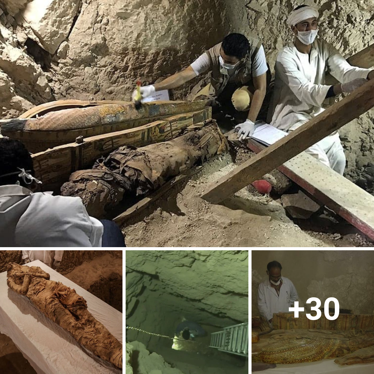 Revealing Ancient Wonders: A 3,500-Year-Old Tomb Exposes Egyptian Mummies