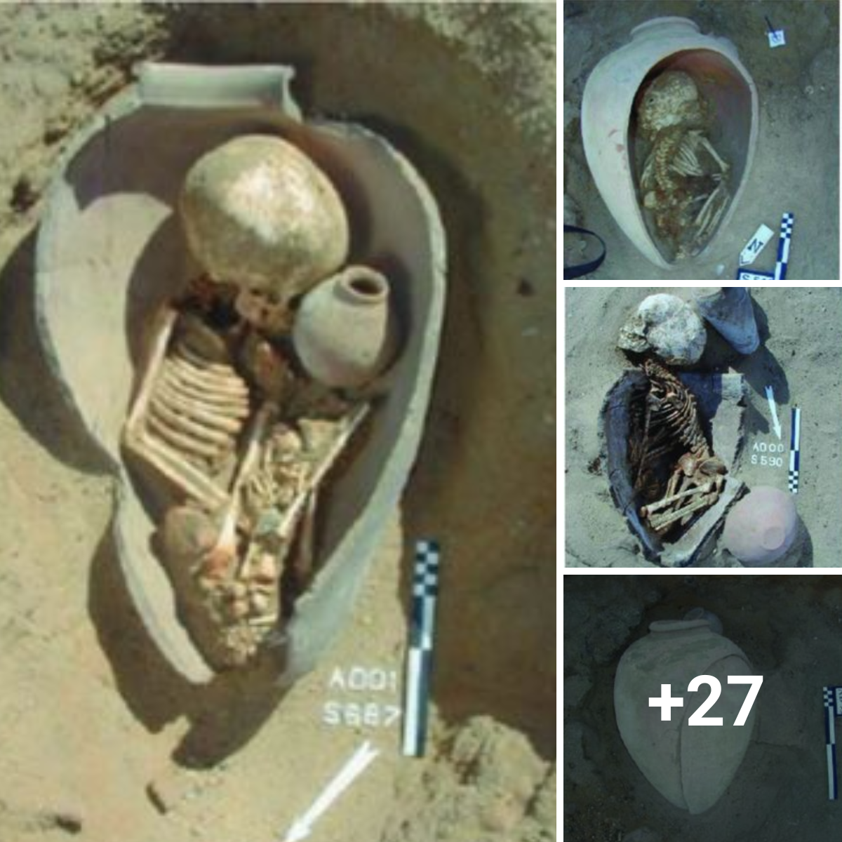 The practice of burying the deceased in ceramic jars dates back to ancient Egypt.