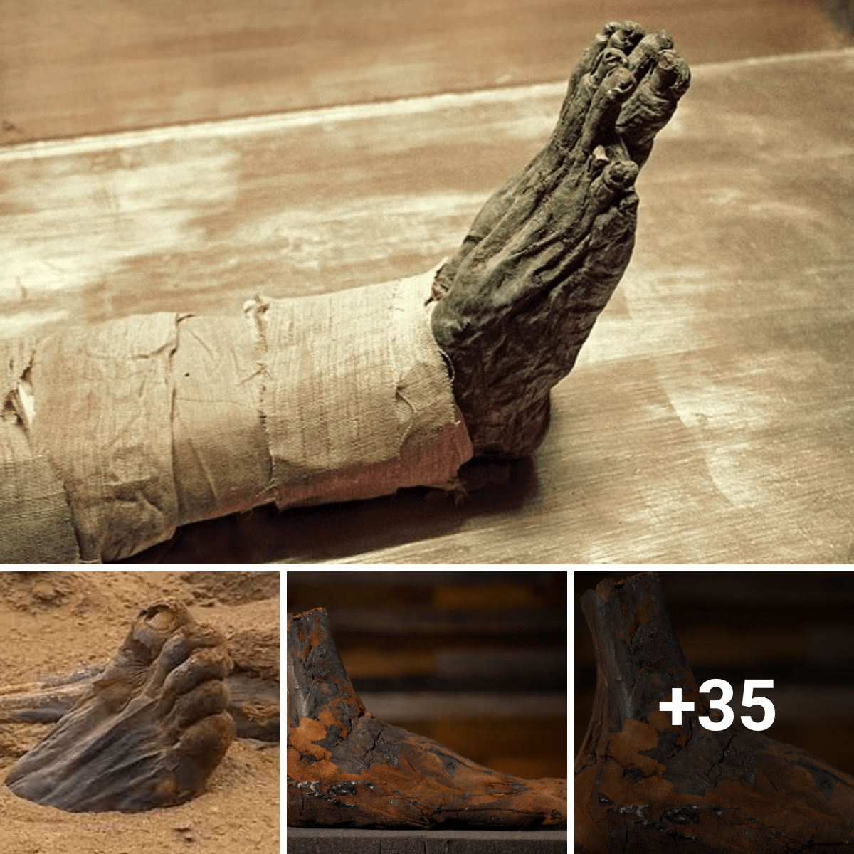 Ancient Enigma Solved: 3,500-year-old mummy’s feet emerge from Saqqara’s sands!