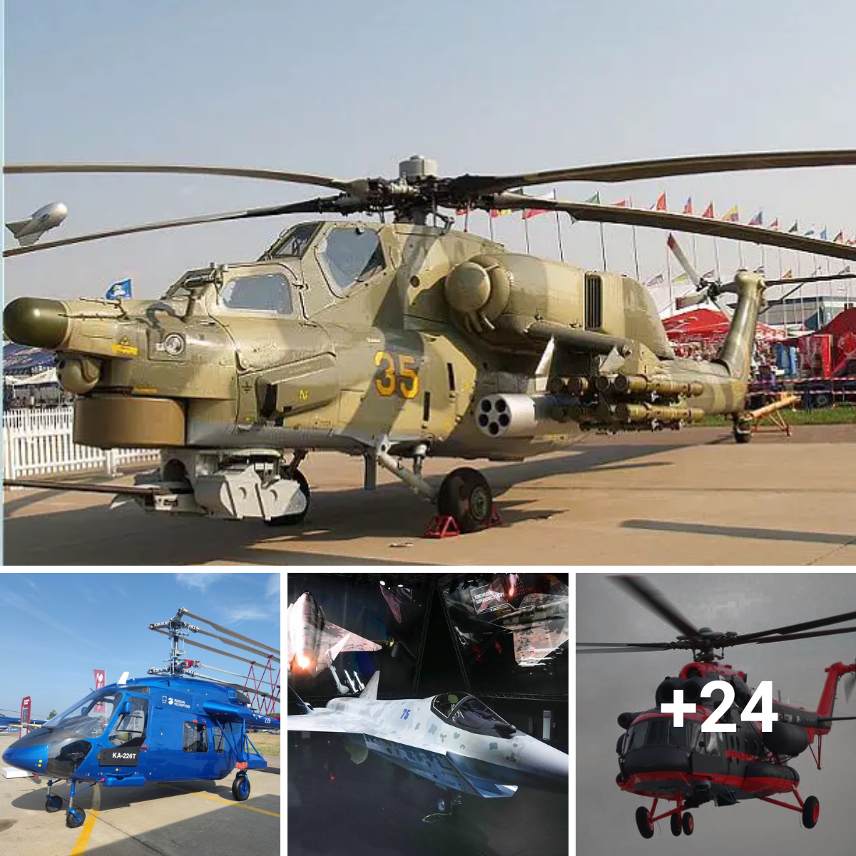 Russian Military Aircraft Make Their World Premiere in Dubai