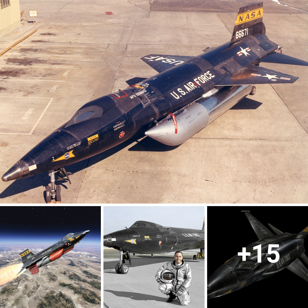 The fastest bomber in the sky, the North American X-15, can reach 4,000 mph.