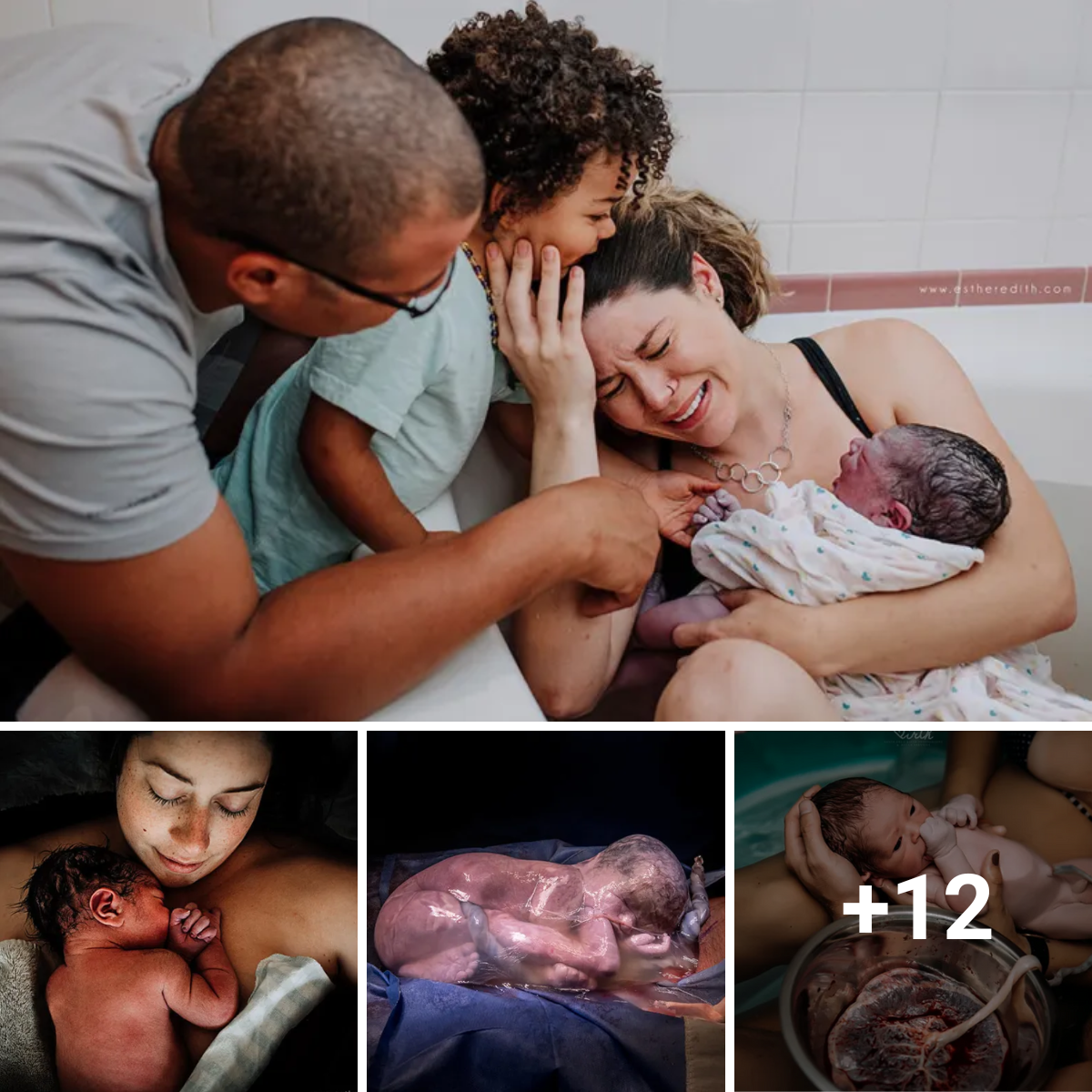 Using provided photos to capture the raw, intimate, and unvarnished truth of the birthing process