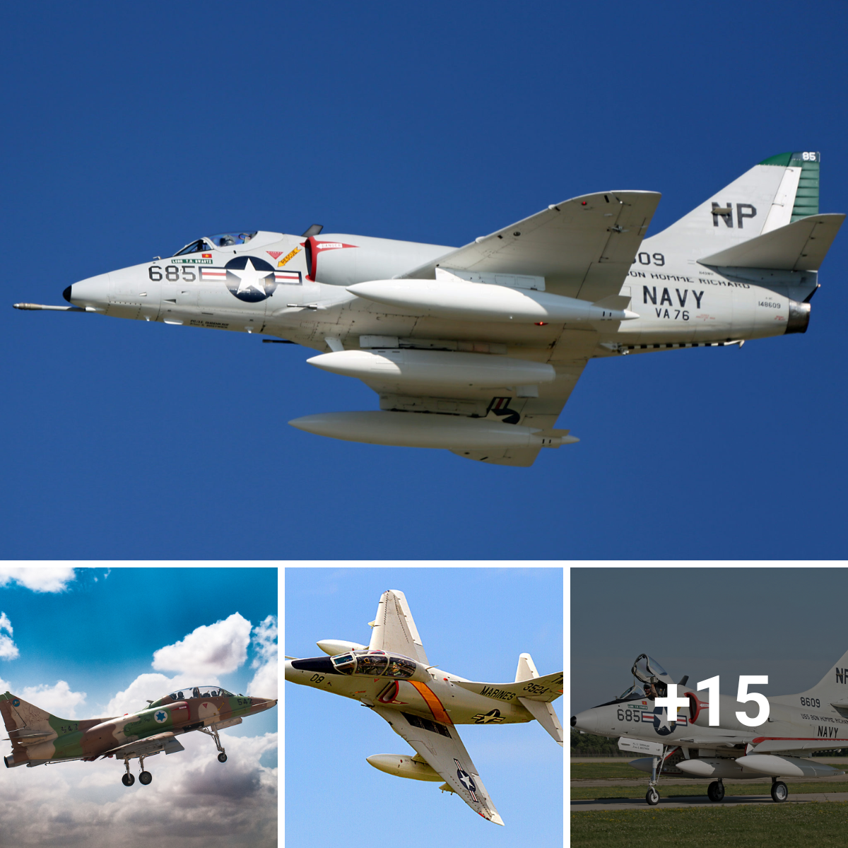 The Complete Guide to Aerial Superiority of the US Military Douglas A-4 Skyhawk
