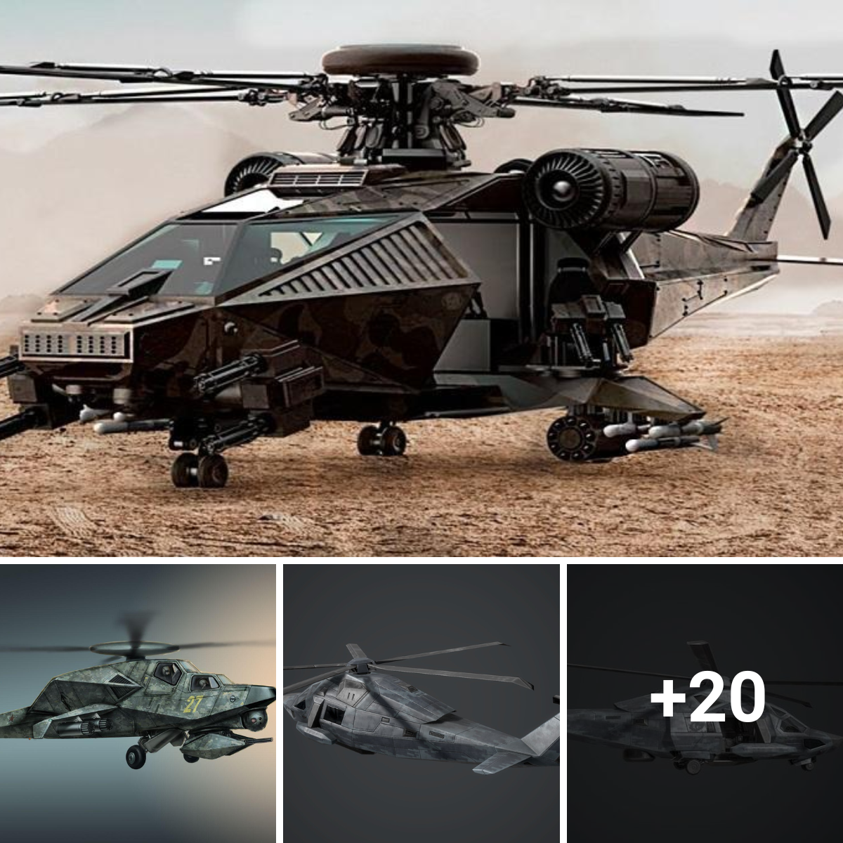 The military helicopter that is the most dangerous in modern times. (Video)