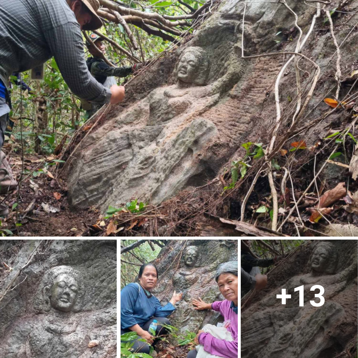 Uncovering the mystery: An intriguing tale a cryptic historical stone sculpture depicting a woman.Who is she?
